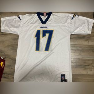 Vintage chargers jersey nfL by rebook size xl